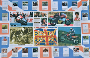 Best of British Motorcycle Poster Print Motorcycle Poster Approx A1 - 80 x 53cm