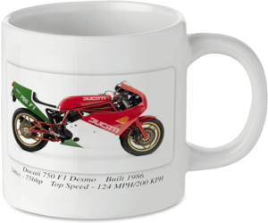 Ducati 750 F1 Desmo Motorbike Tea Coffee Mug Ideal Biker Gift Printed UK