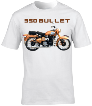Royal Enfield 350 Bullet Motorbike Motorcycle - T-Shirt