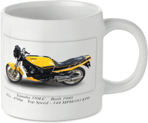 Yamaha 350LC Motorbike Tea Coffee Mug Ideal Biker Gift Printed UK