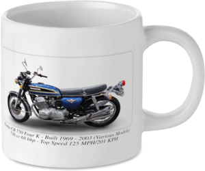 Honda CB 750 Four K Motorcycle Motorbike Tea Coffee Mug Ideal Biker Gift Printed UK