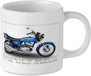Kawasaki H2 Mach IV 750 Motorbike Tea Coffee Mug Ideal Biker Gift Printed UK