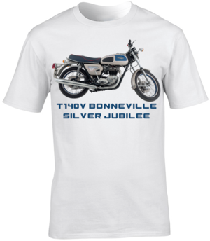 Triumph Bonneville T140v Silver Jubilee Motorbike Motorcycle - T-Shirt