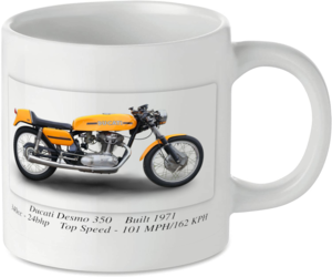 Ducati Desmo 350 Motorbike Tea Coffee Mug Ideal Biker Gift Printed UK