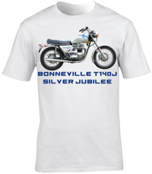 Triumph Bonneville T140J Silver Jubilee Motorbike Motorcycle - T-Shirt