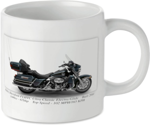 Harley Davidson FLHTC Ultra Classic Electra Glide Motorcycle Motorbike Tea Coffee Mug Ideal Biker Gift Printed UK