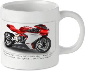 MV Agusta Superveloce 800 Series Oro Motorcycle Motorbike Tea Coffee Mug Ideal Biker Gift Printed UK