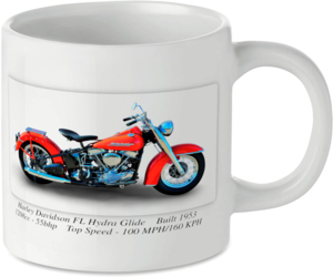 Harley Davidson FL Hydra Glide Motorcycle Motorbike Tea Coffee Mug Ideal Biker Gift Printed UK