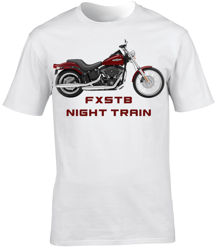 Harley Davidson FXSTB Night Train Motorbike Motorcycle - T-Shirt
