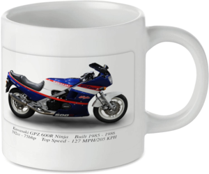 Kawasaki GPZ 600R Ninja Motorbike Tea Coffee Mug Ideal Biker Gift Printed UK