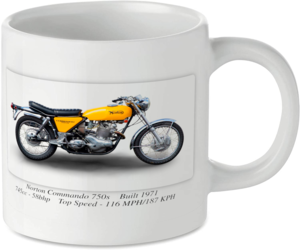 Norton Commando 750s Motorcycle Motorbike Tea Coffee Mug Ideal Biker Gift Printed UK