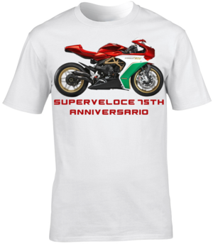 MV Agusta Superveloce 75th Anniversario Motorbike Motorcycle - T-Shirt