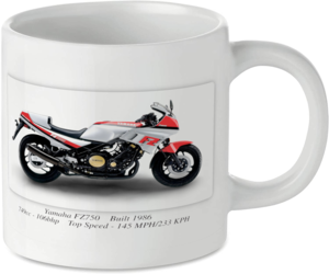 Yamaha FZ750 Motorcycle Motorbike Tea Coffee Mug Ideal Biker Gift Printed UK