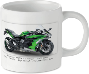 Kawasaki H2SX SE Ninja Motorcycle Motorbike Tea Coffee Mug Ideal Biker Gift Printed UK