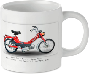 Puch Maxi Sport Moped Tea Coffee Mug Ideal Biker Gift Printed UK