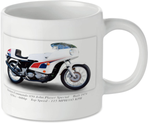 Norton Commando 850 John Player Special Motorbike Motorcycle Tea Coffee Mug Ideal Biker Gift Printed UK