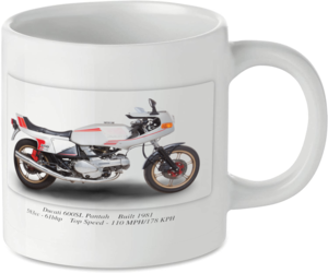 Ducati 600SL Pantah Motorbike Motorcycle Tea Coffee Mug Ideal Biker Gift Printed UK