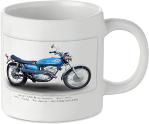 Suzuki T250 II Scrambler Motorbike Motorcycle Tea Coffee Mug Ideal Biker Gift Printed UK