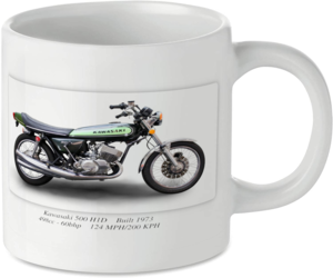 Kawasaki 500 H1D Motorbike Motorcycle Tea Coffee Mug Ideal Biker Gift Printed UK