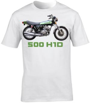 Kawasaki 500 H1D Motorbike Motorcycle - T-Shirt