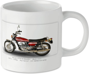 Suzuki T250 II Hustler Motorbike Motorcycle Tea Coffee Mug Ideal Biker Gift Printed UK