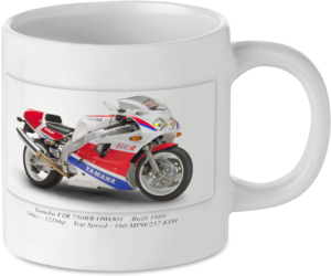 Yamaha FZR 750RR OWO01 Motorbike Motorcycle Tea Coffee Mug Ideal Biker Gift Printed UK