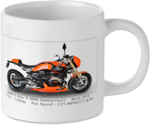 BMW E Nine T 90th Anniversary Motorbike Tea Coffee Mug Ideal Biker Gift Printed UK