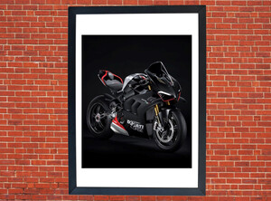 Ducati Corse Motorbike Motorcycle - A3/A4 Size Print Poster