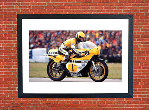 Kenny Roberts - King Kenny Motorbike Motorcycle - A3/A4 Size Print Poster