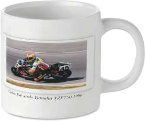 Colin Edwards Yamaha YZF750 Motorcycle Motorbike Tea Coffee Mug Ideal Biker Gift Printed UK
