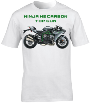 Kawasaki Ninja H2 Carbon Top Gun Motorbike Motorcycle - T-Shirt