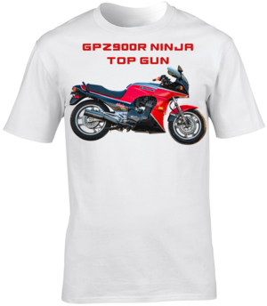 Kawasaki GPZ900R Ninja Top Gun Motorbike Motorcycle - T-Shirt