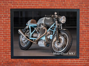 Moto Guzzi MK1 Motorbike Motorcycle A3/A4 Size Print Poster Photographic Paper Wall Art