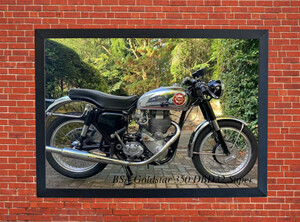 BSA Goldstar 350 DBD32 Super Motorbike Motorcycle A3/A4 Size Print Poster Photographic Paper Wall Art