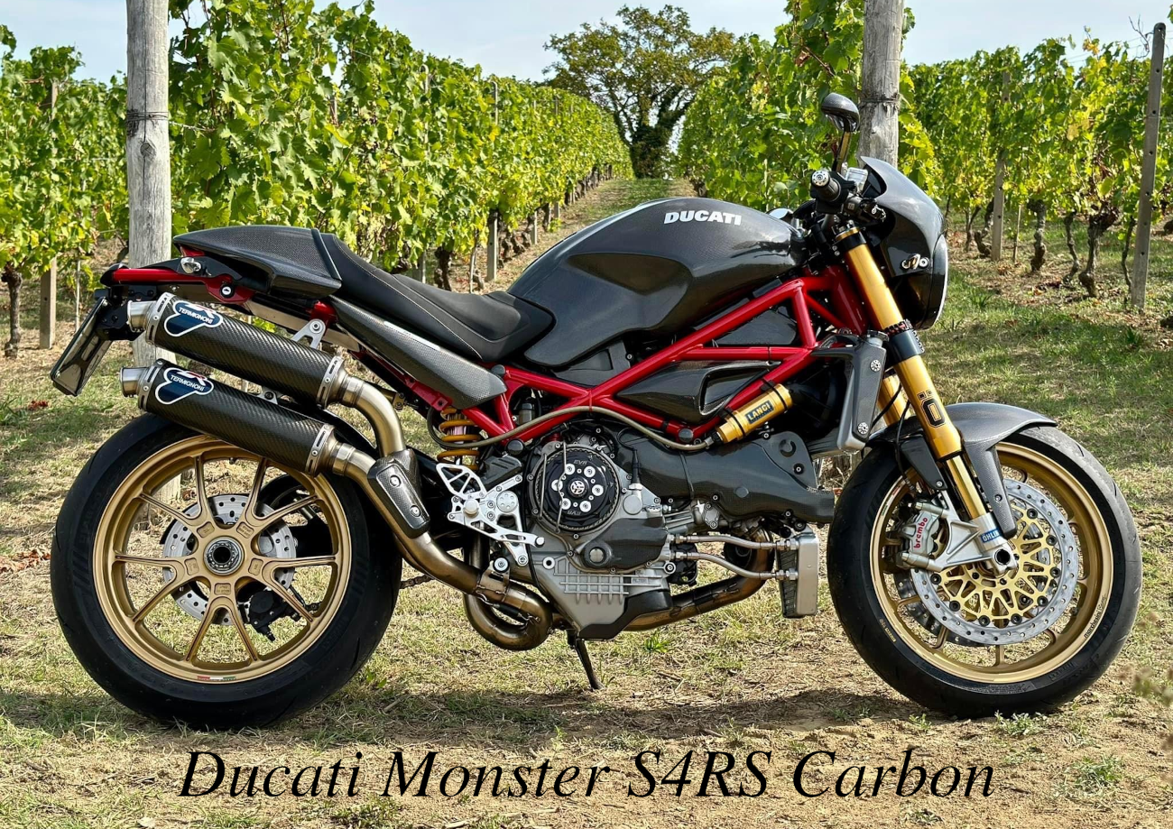 Ducati Monster S4RS Carbon Motorbike Motorcycle A3/A4 Size Print Poster Photographic Paper Wall Art