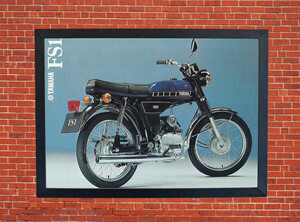 Yamaha FS1 Promotional Motorcycle Poster - Size A3/A4
