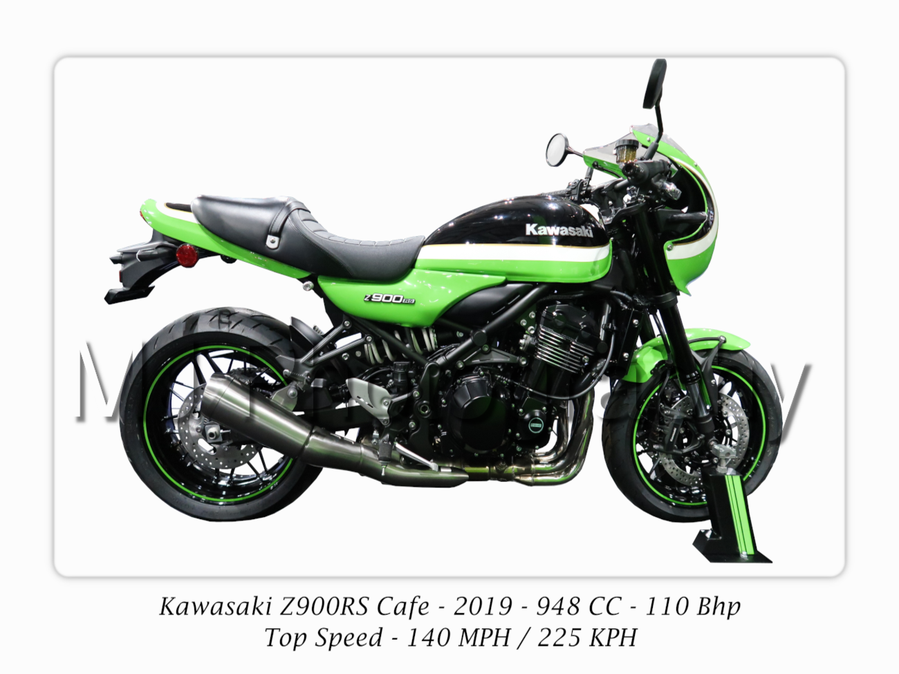 Kawasaki Z900RS Cafe Motorcycle A3/A4 Size Print Poster on Photographic Paper