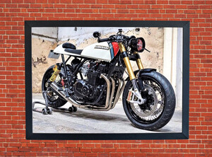 Kawasaki Classic Motorbike Motorcycle A3/A4 Size Print Poster Photographic Paper Wall Art