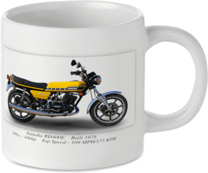 Yamaha RD400E Motorbike Motorcycle Tea Coffee Mug Ideal Biker Gift Printed UK