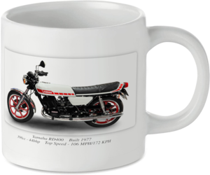 Yamaha RD400 Motorbike Motorcycle Tea Coffee Mug Ideal Biker Gift Printed UK