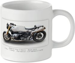 BMW R Nine T Sport Motorbike Motorcycle Tea Coffee Mug Ideal Biker Gift Printed UK