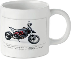 Ducati 821 Motard Motorbike Tea Coffee Mug Ideal Biker Gift Printed UK
