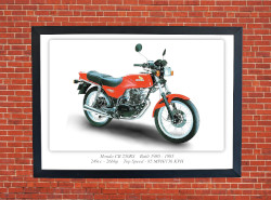 Honda CB 250RS Motorbike Motorcycle - A3/A4 Size Print Poster