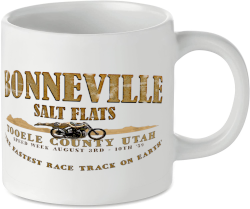 Bonneville Salt Flats Motorcycle Motorbike Tea Coffee Mug Ideal Biker Gift Printed UK