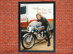 Barry Sheene - Castrol GTX Motorbike Motorcycle - A3/A4 Size Print Poster