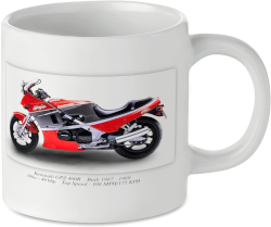 Kawasaki GPZ 400R Motorbike Tea Coffee Mug Ideal Biker Gift Printed UK