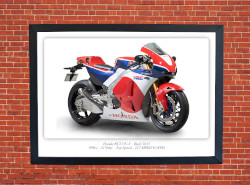 Honda RC213V-S Motorbike Motorcycle - A3/A4 Size Print Poster