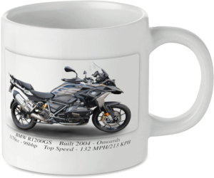 BMW R1200GS Motorbike Tea Coffee Mug Ideal Biker Gift Printed UK