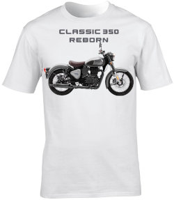 Royal Enfield Classic 350 Reborn Motorbike Motorcycle - T-Shirt