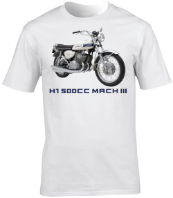 Kawasaki H1 500cc Mach III Motorbike Motorcycle - T-Shirt